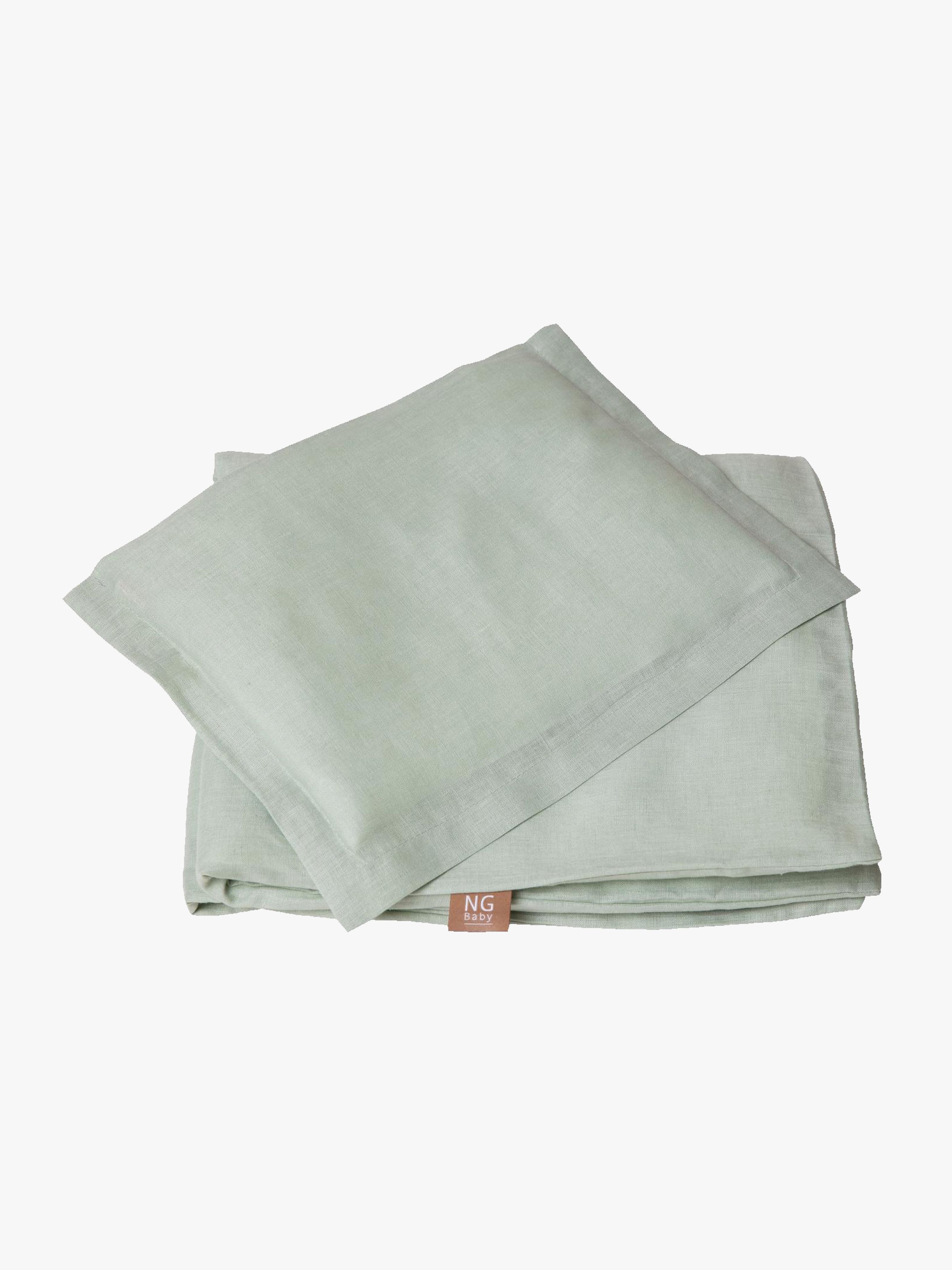 Bettwäsche 100x130 Babybett, Sage Green