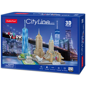 Cubic Fun City Line New York City 3D Puzzle 123 Teile