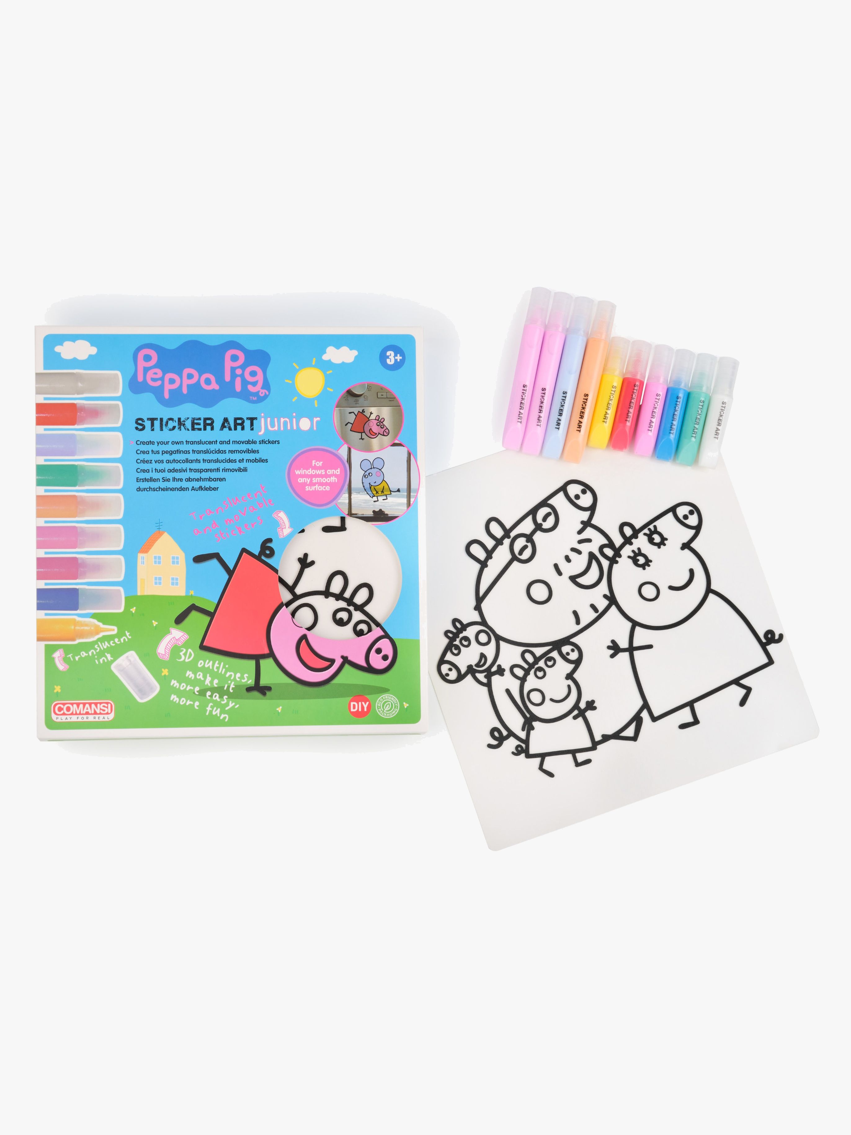 Junior Stickerset Peppa Wutz