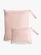 Mushie Wasserdichter Wet Bag 2er-Pack, Blush