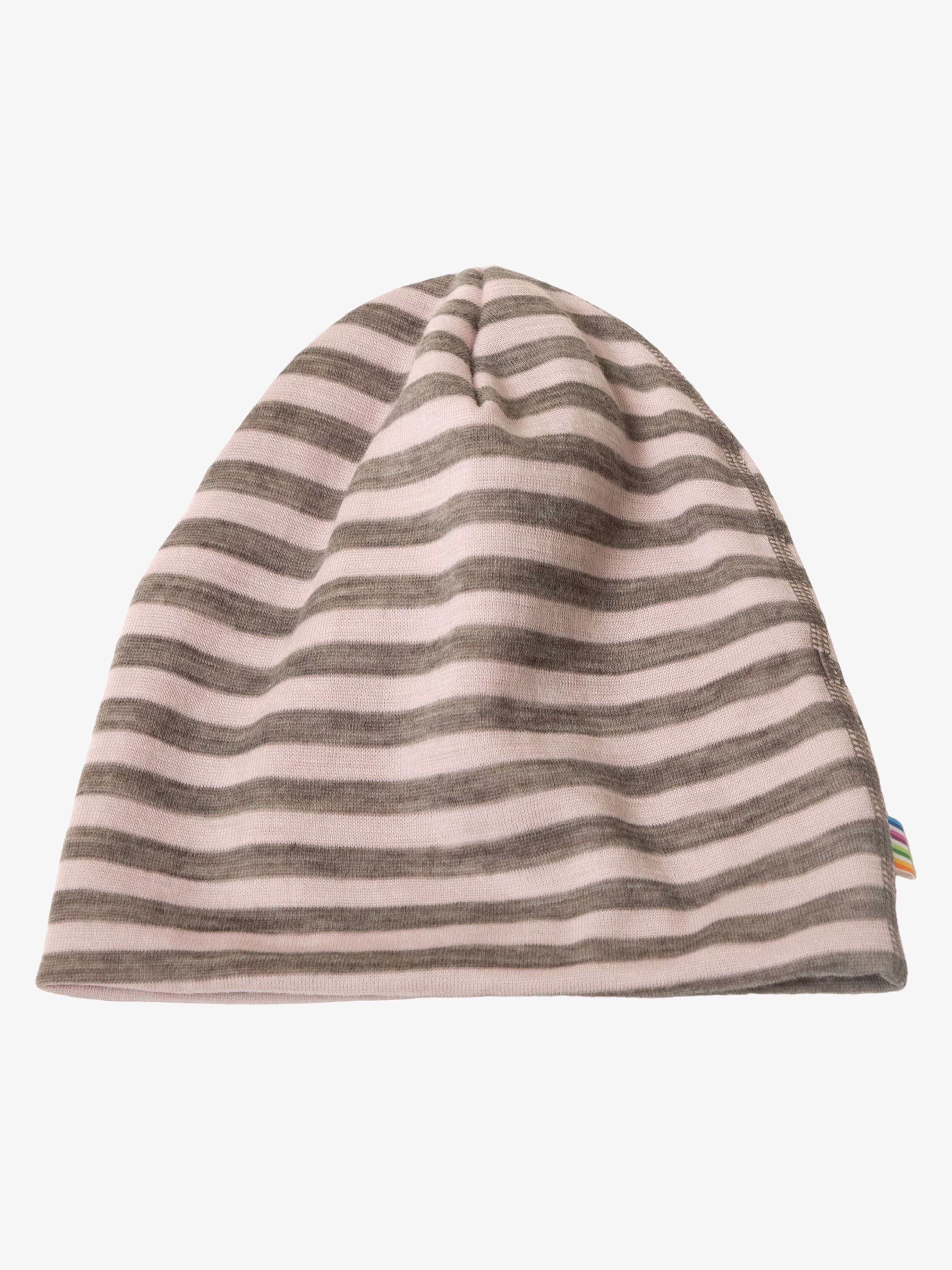 Joha Stripe Mütze Wolle, Pink, 45