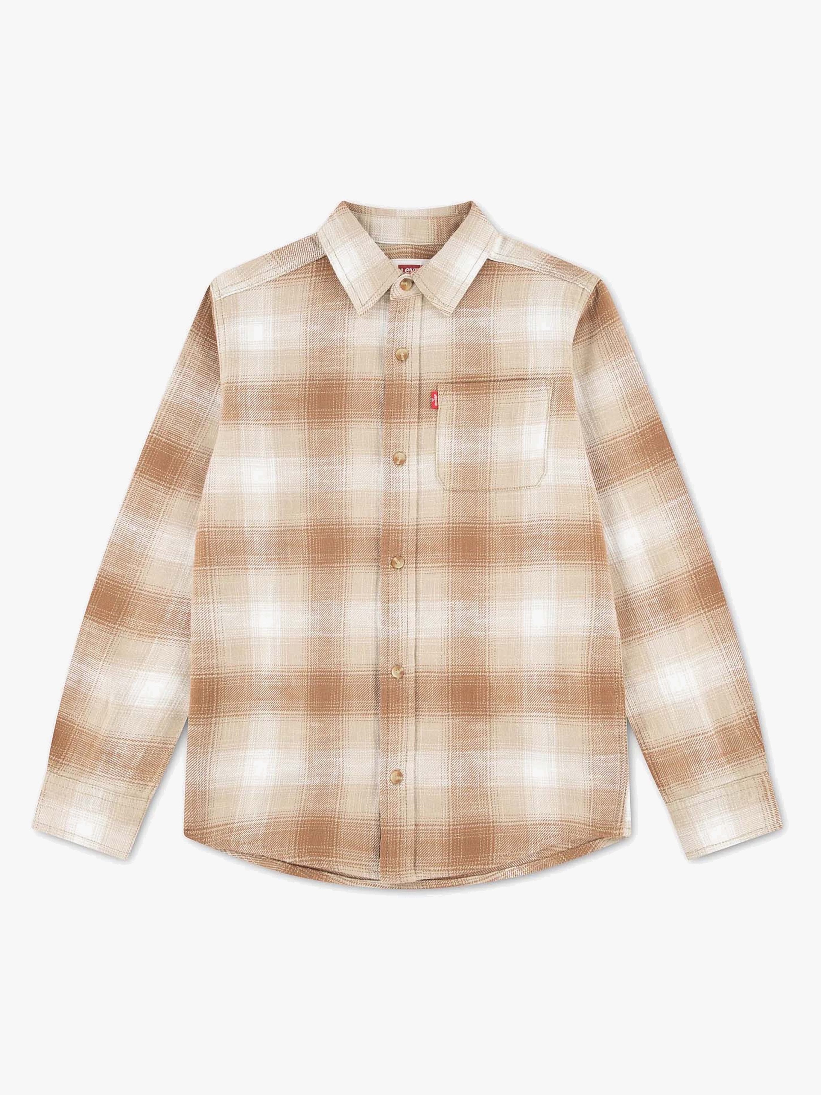 Levi’s LVB Shadow Plaid Flanellhemd, Foxtrot, 128