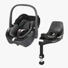 Maxi-Cosi Pebble 360 Babyschale inkl. FamilyFix 360 Basis, Essential Black