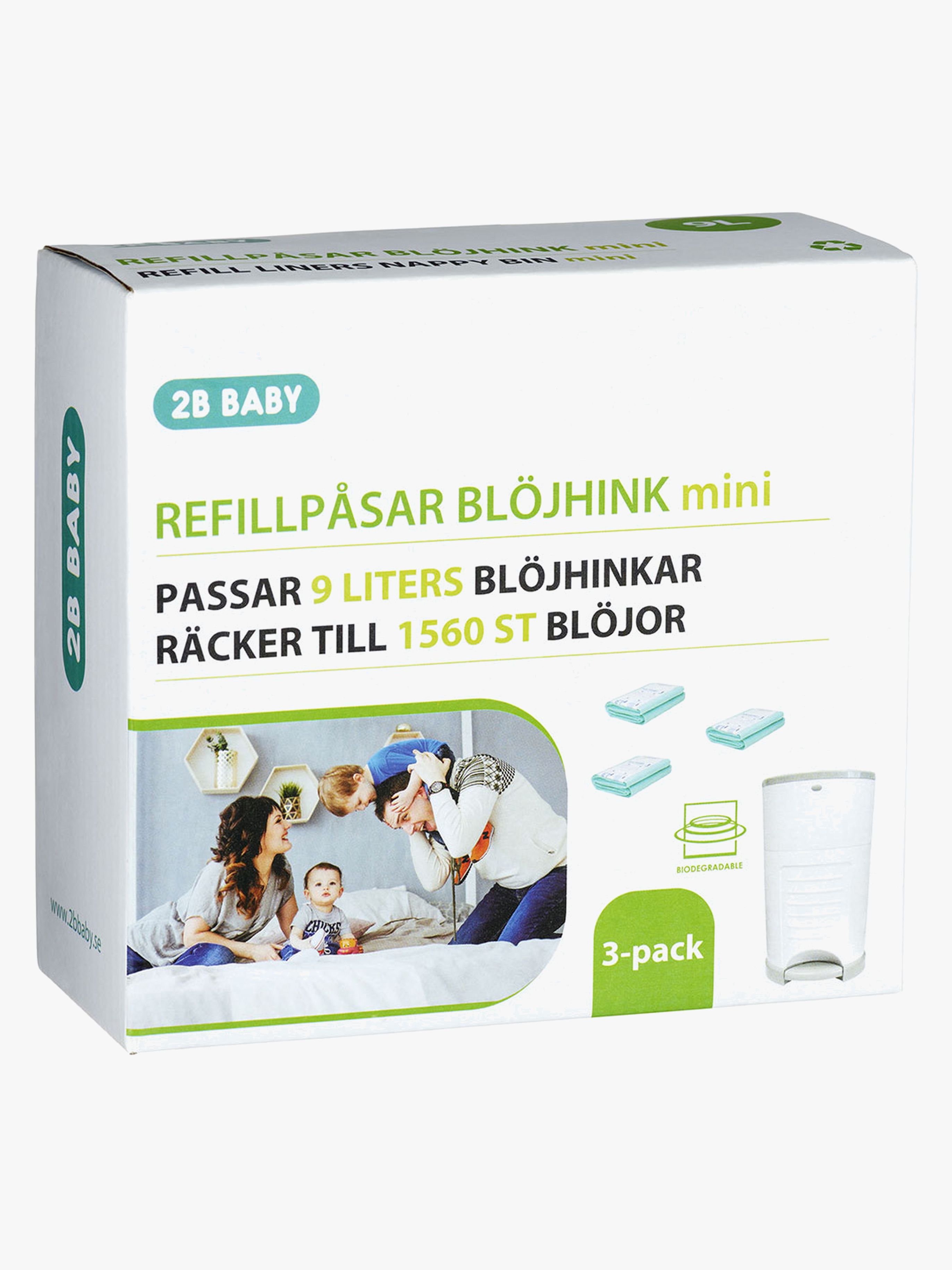 Nachfüllbeutel Mini 3er-Pack für Windeleimer
