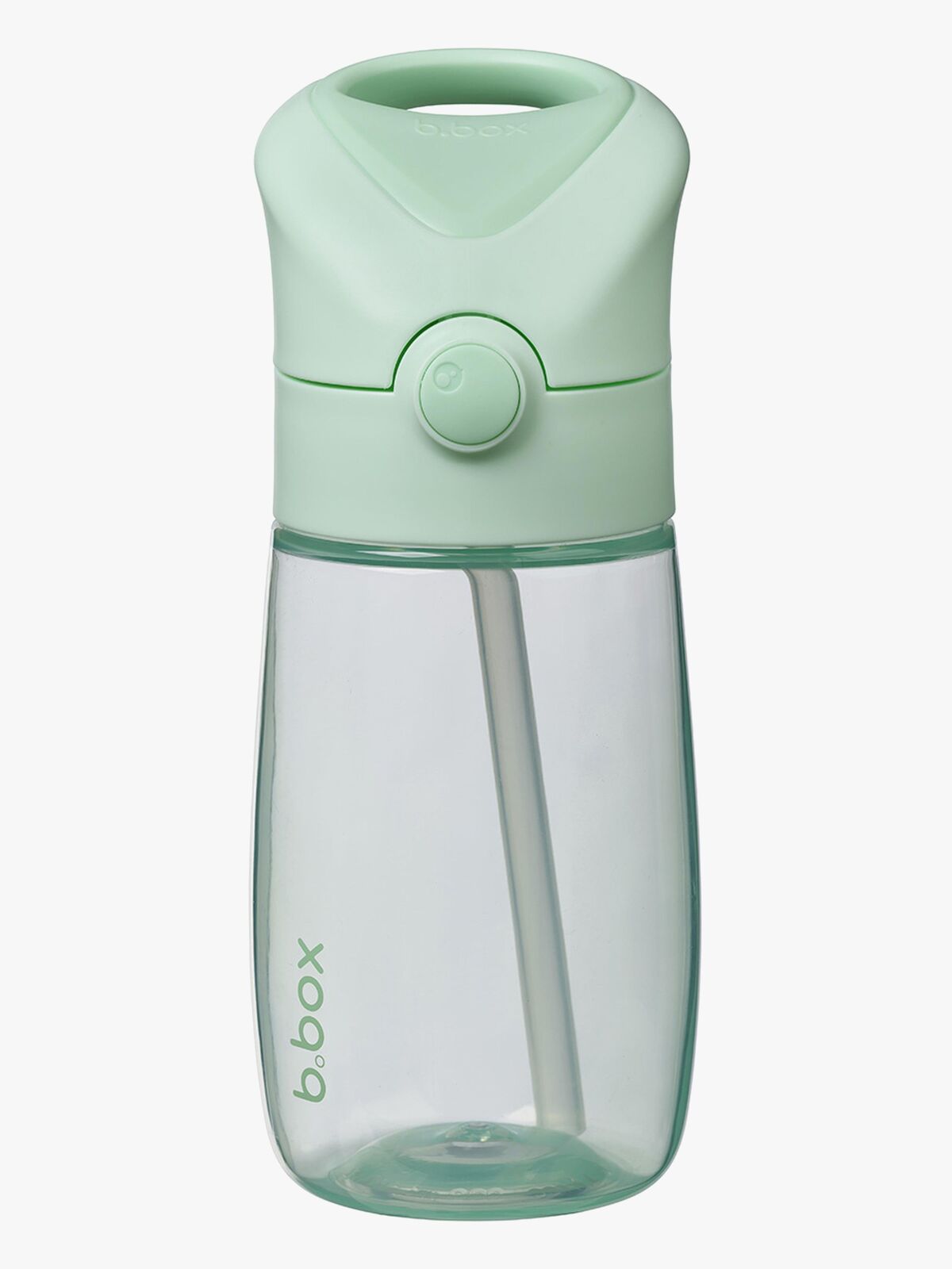 b.box Trinkflasche 380 ml mit Trinkhalm, Spearmint