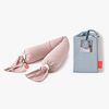 bbhugme Umstands- und Stillkissen inkl. Bezug, Dusty Pink/Eucalyptus