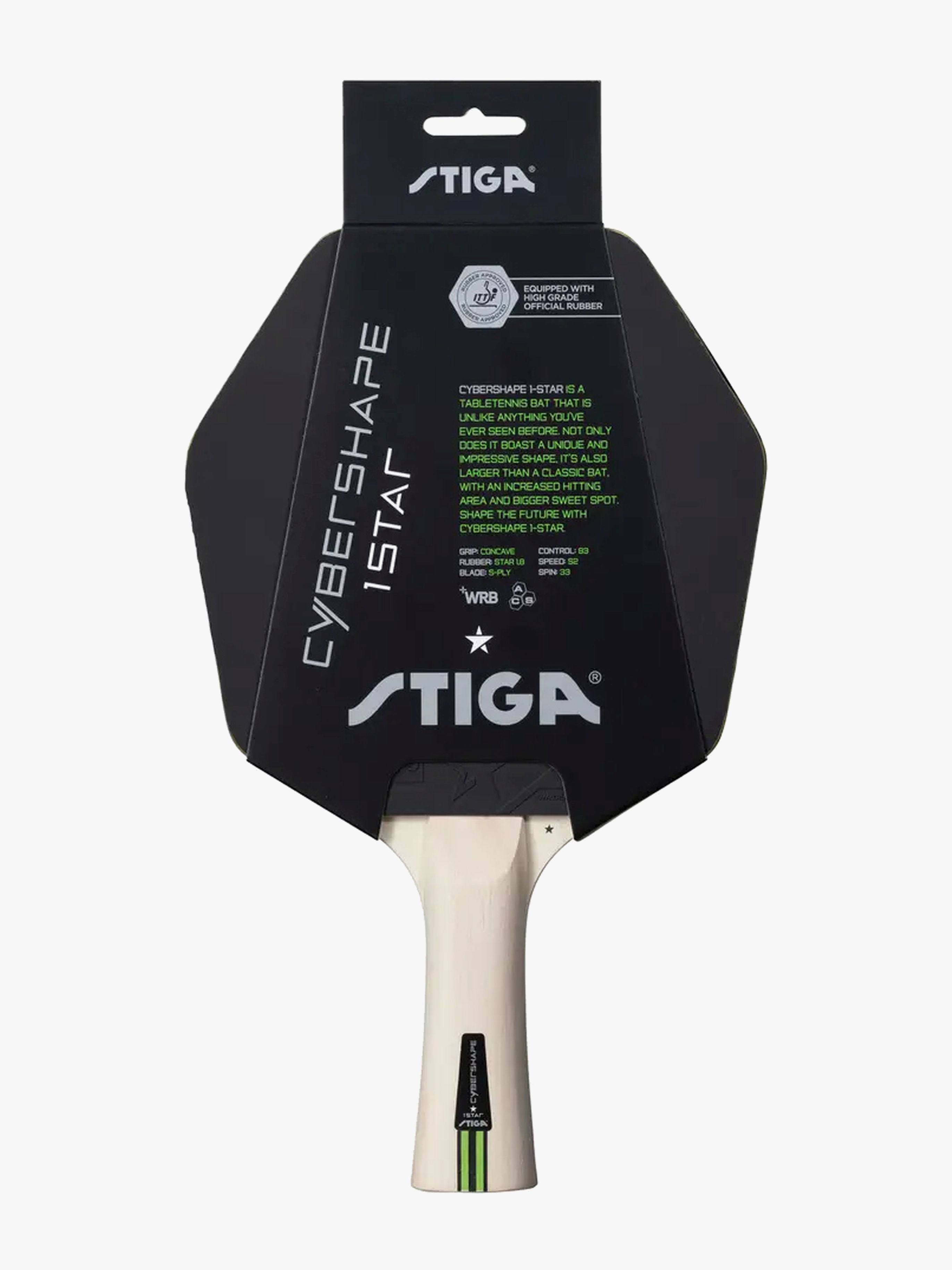 STIGA Cybershape 1-Star Tischtennisschläger