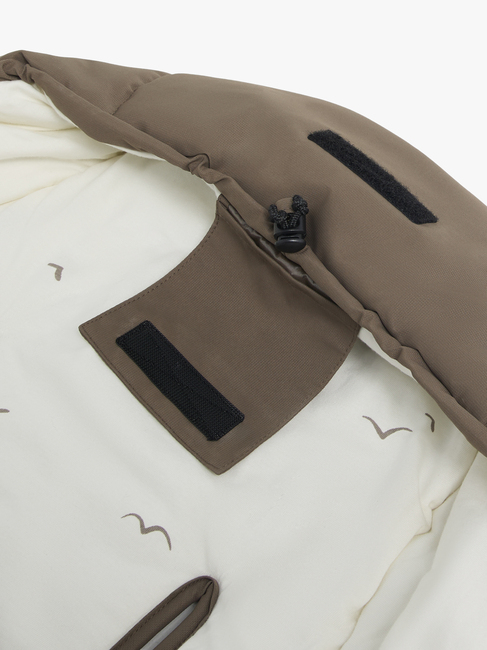 Beemoo Light Fußsack, Taupe Swallow