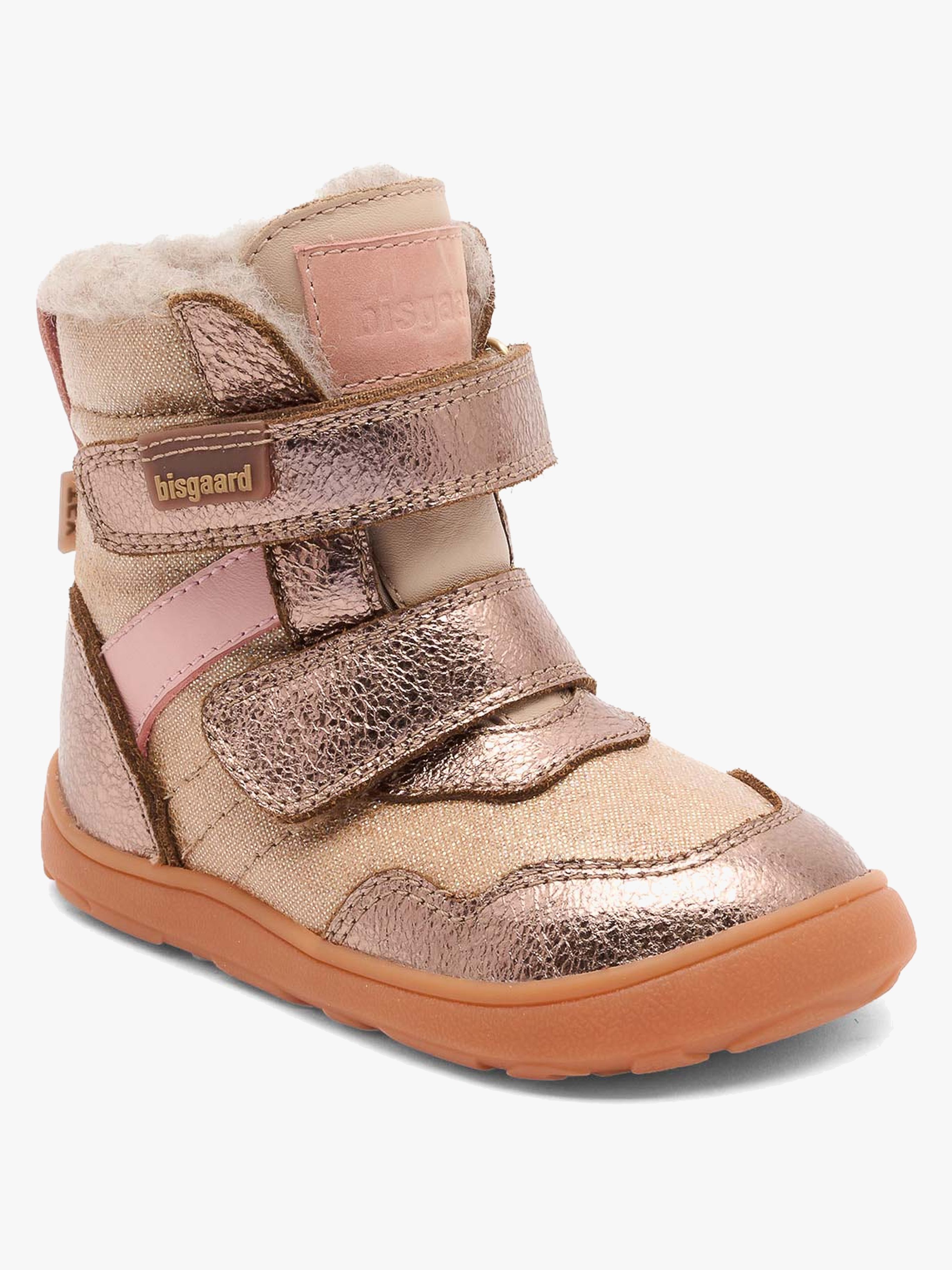 Bisgaard Timo Tex Barefoot Winterstiefel, Rose Gold, 23