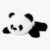 Teddykompaniet Plüschspielzeug Liegender Panda 28 cm, Schwarz/Weiß