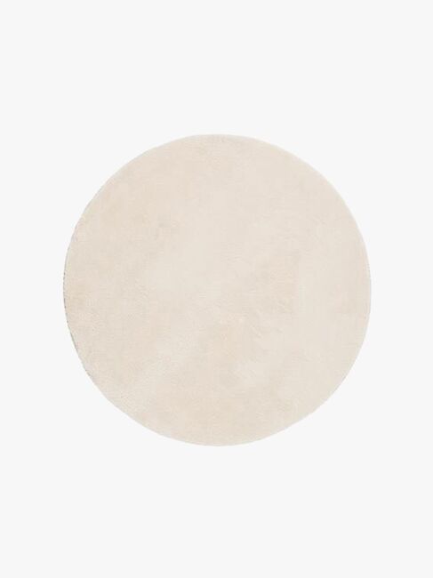 KMCarpets Teppich Rund 120, Soft Natur