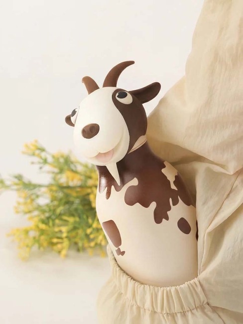 Asobu Bestie Trinkflasche Ziege, Braun/Weiß SBV44-GOAT-4840_4a.jpg