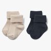 Wheat Ziggy Baby Socken 2er-Pack Wolle, Navy