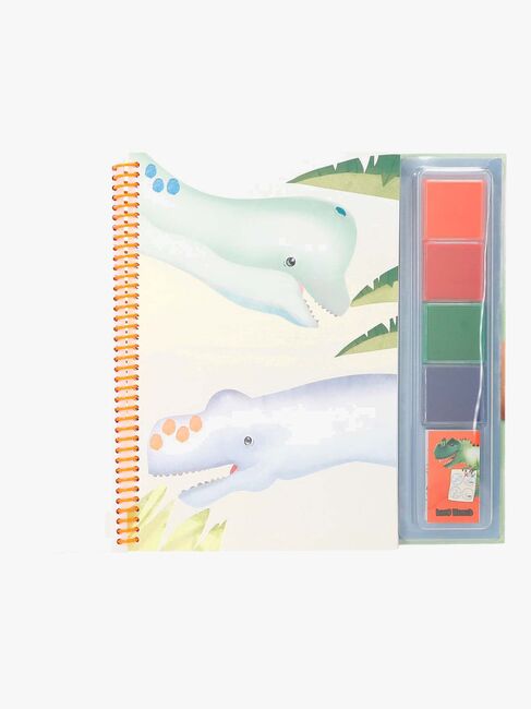 Dino World Fingerprint Fun Malbuch