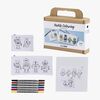 Creativ Company DIY Kreativset Textilmalen Roboter
