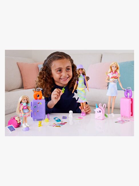 Barbie Chelsea Travel Puppenset mit Welpe