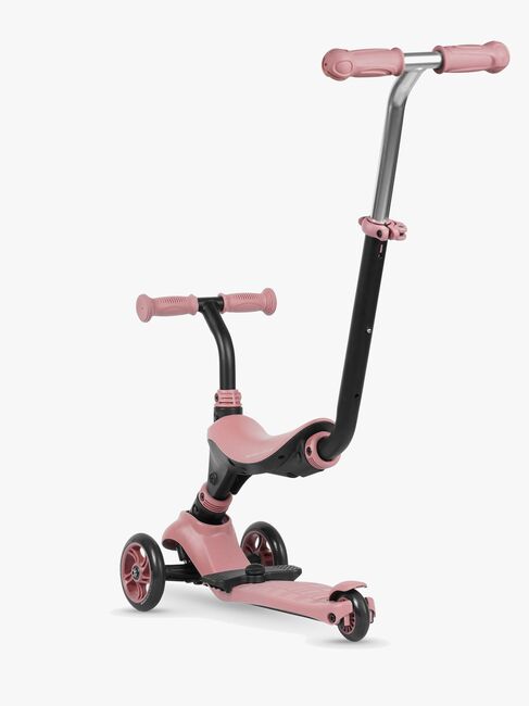 QPlay Sema 3-rädriger Tretroller 5-in-1, Rosa