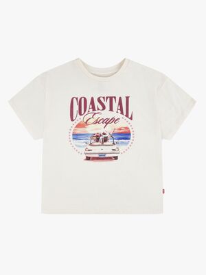 Levi's LVG Coastal GriLS SS T-Shirt, Antique White