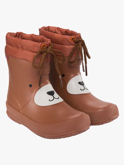 Viking Alv Indie Print Gummistiefel, Cognac