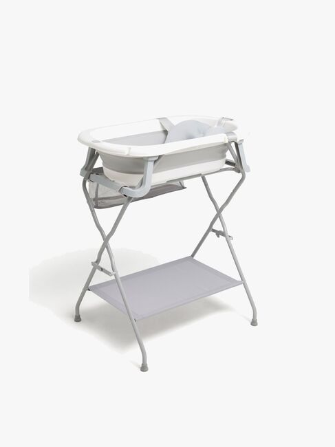 Beemoo CARE Assist Badewanne inkl. Badestütze und Badestativ, White/Grey