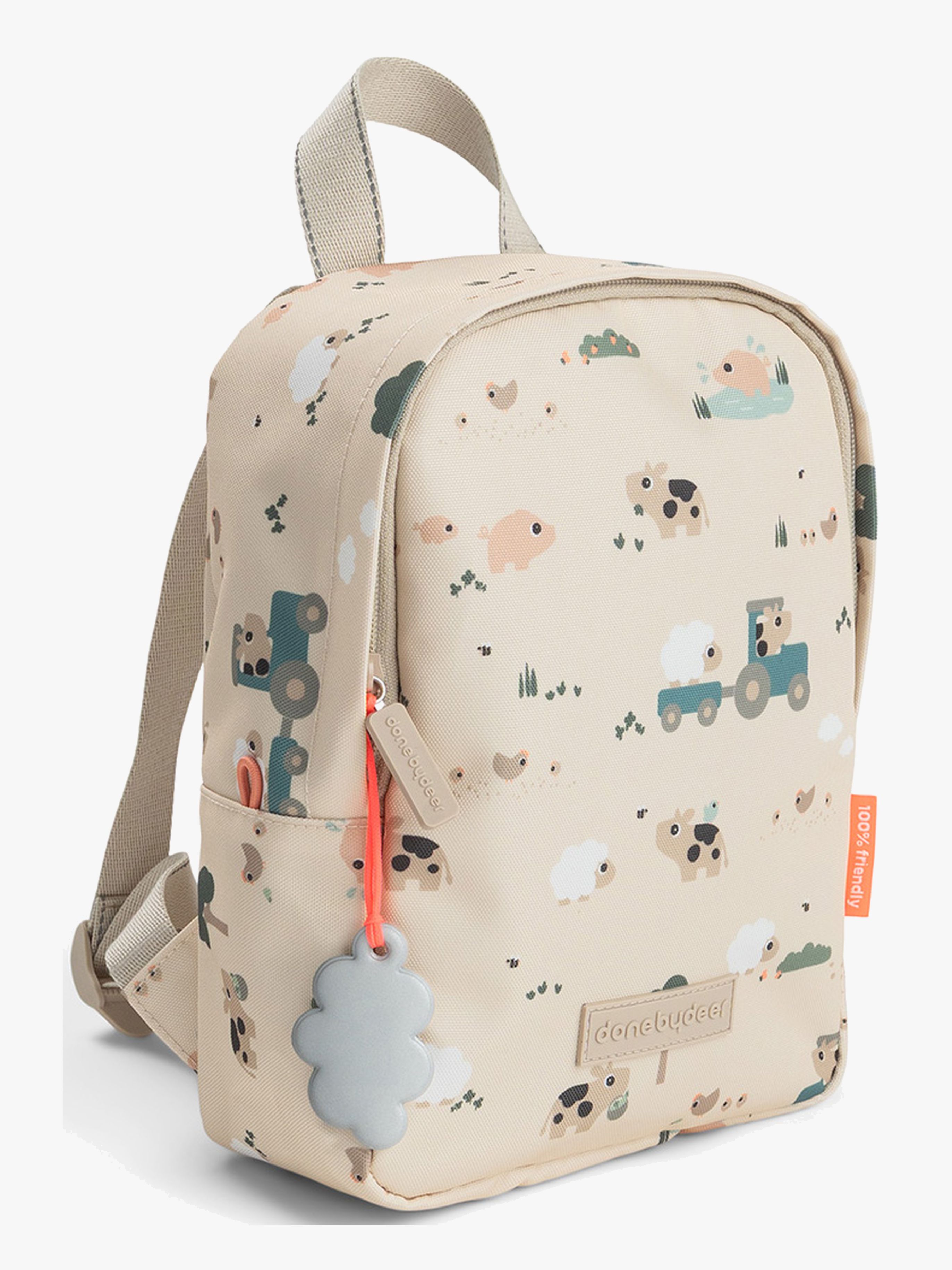 Done By Deer Tiny Trails Tiny Kinder Rucksack, Sand, Kindergartenrucksack