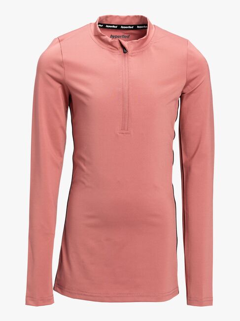 Hyperfied Running Tape Logo Sweater, Withered Rose
