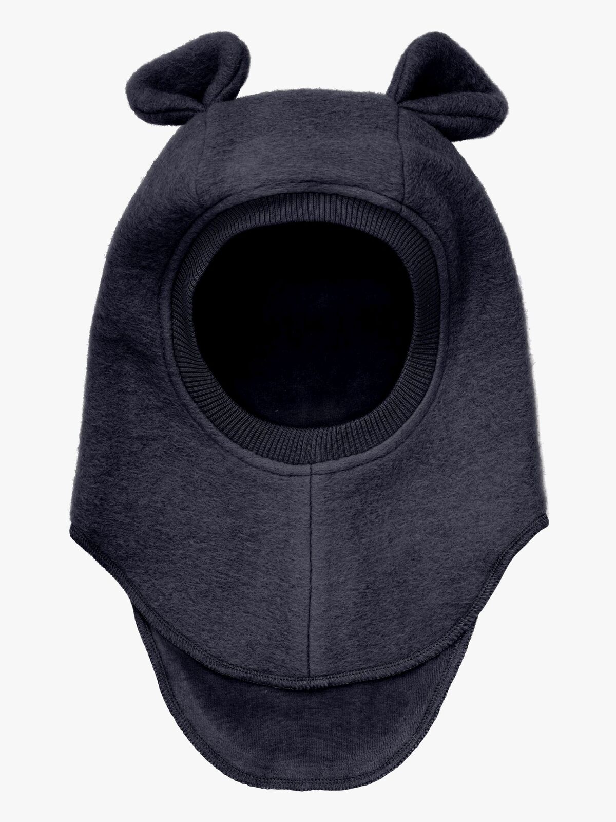 Huttelihut Schlupfmütze Merinowolle mit Ohren, Dark Navy