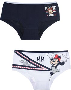 Disney Minnie Maus Höschen, White/Navy