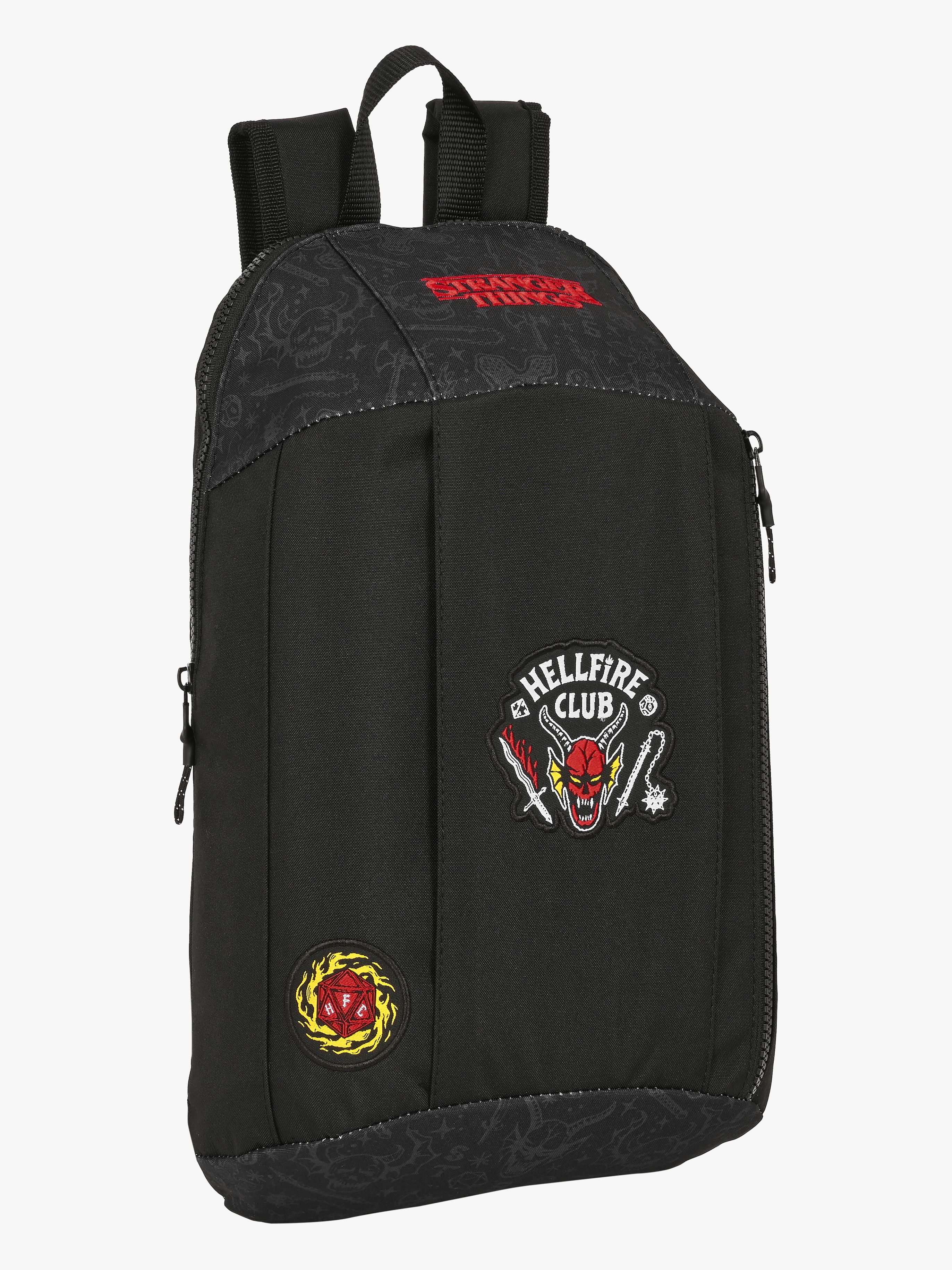 Stranger Things Mini Kinder Rucksack 8,5L, Hellfire Club