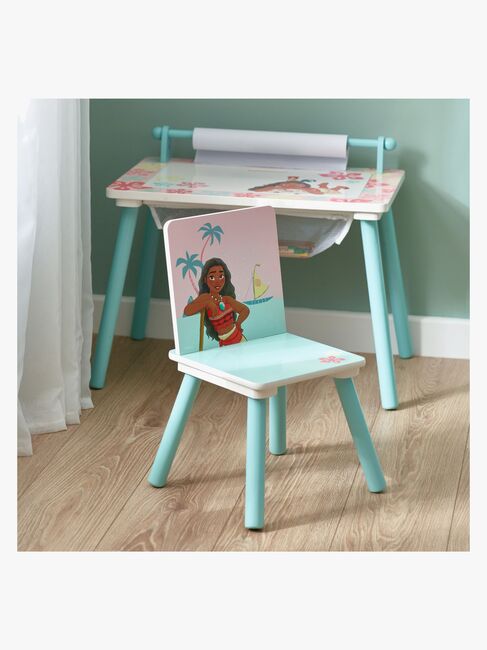 Disney Vaiana Schreibtisch mit Stuhl, Blau