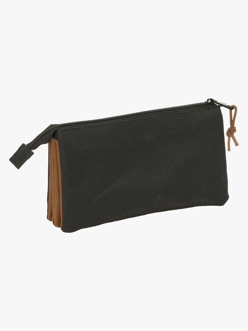 One Piece Dreifach-Federmäppchen, Schwarz