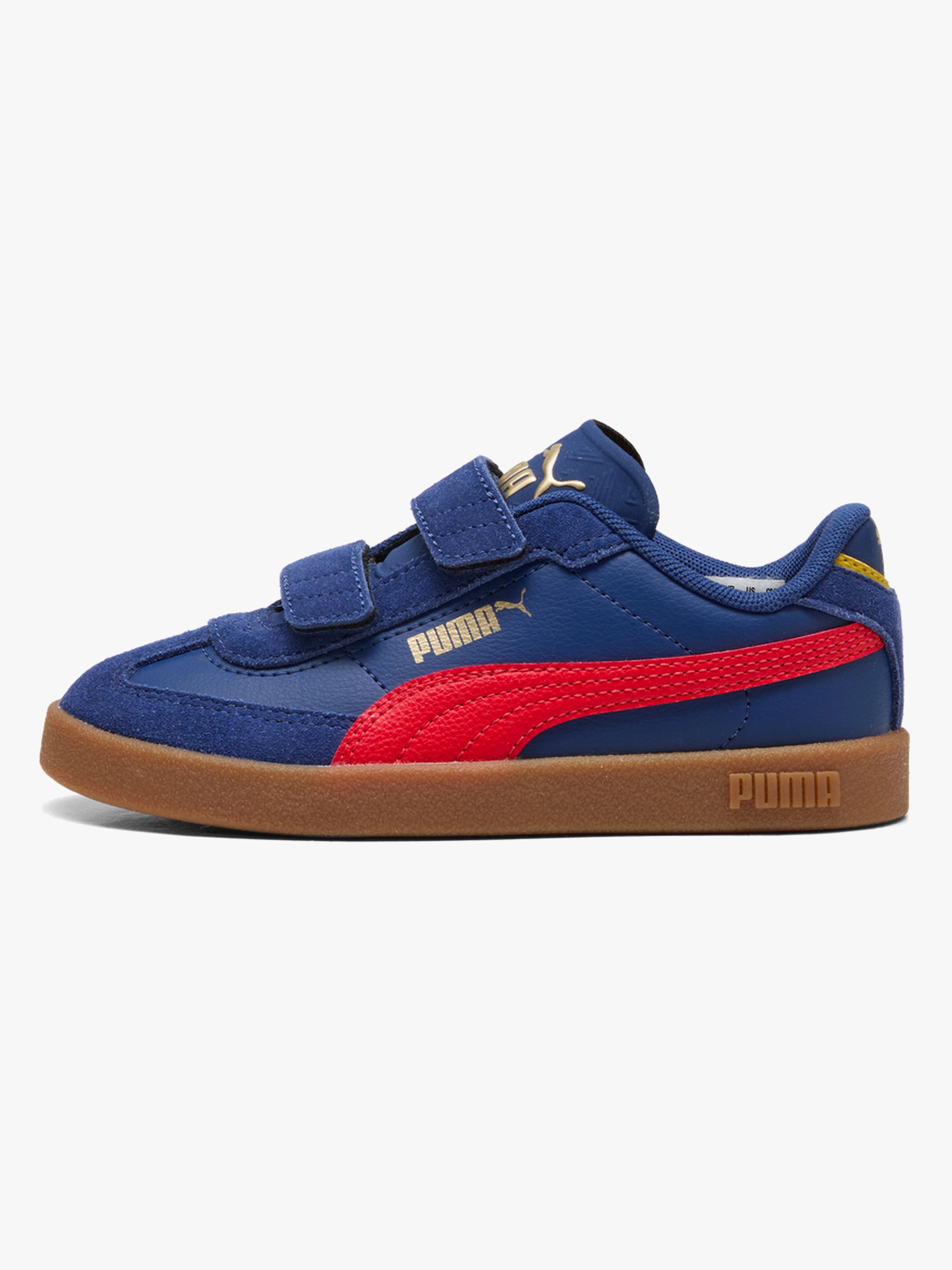 Puma Club II Era V PS Kinder Sneaker, Blue Jewel/Red, 29, Kinderschuhe
