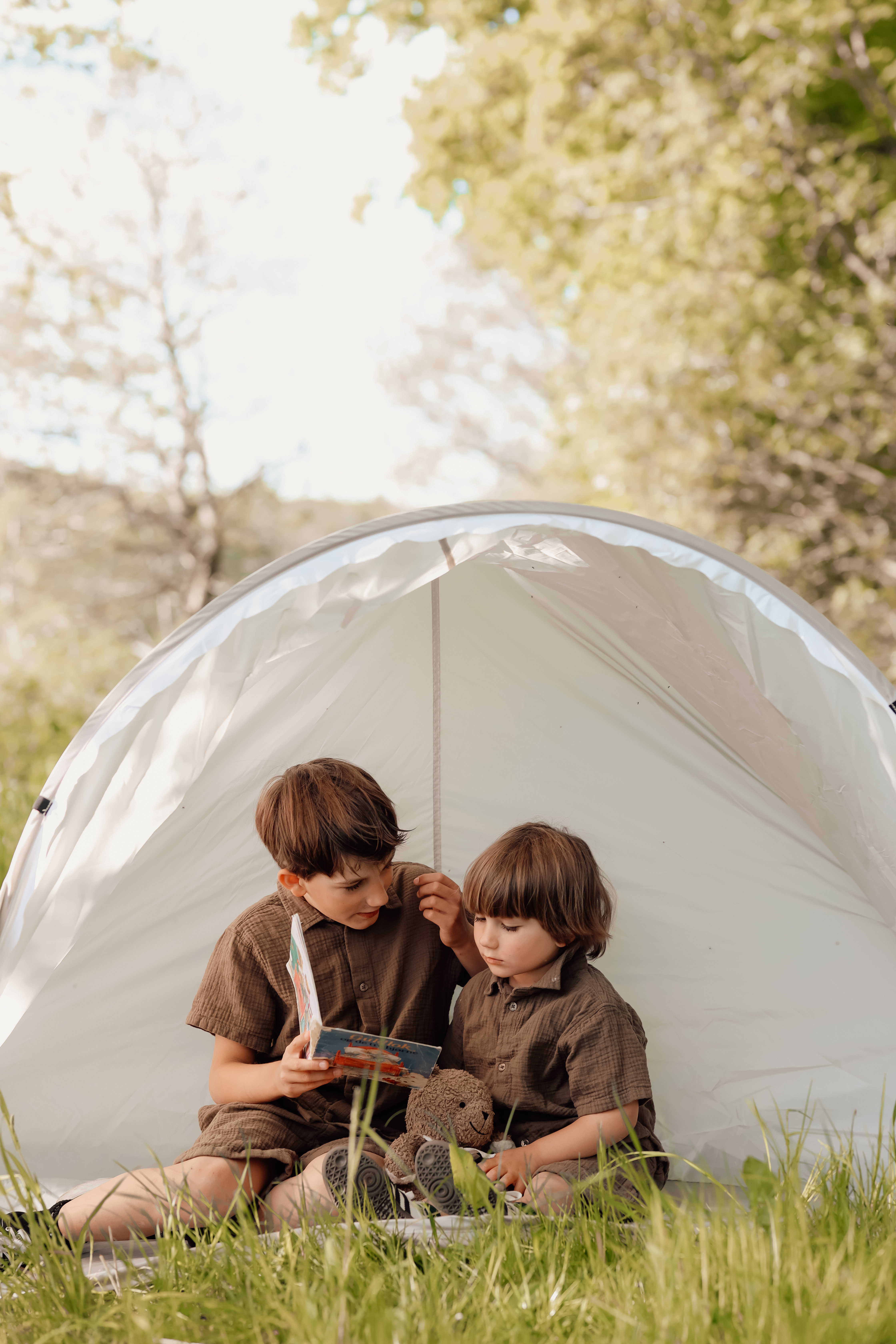 Vanilla Copenhagen Pop-Up UV-Schutzzelt Family, Oyster Grey
