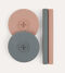 COGNIKIDS Sip Trinkhalm & Deckel 2er-Pack, Slate Grey/Blush