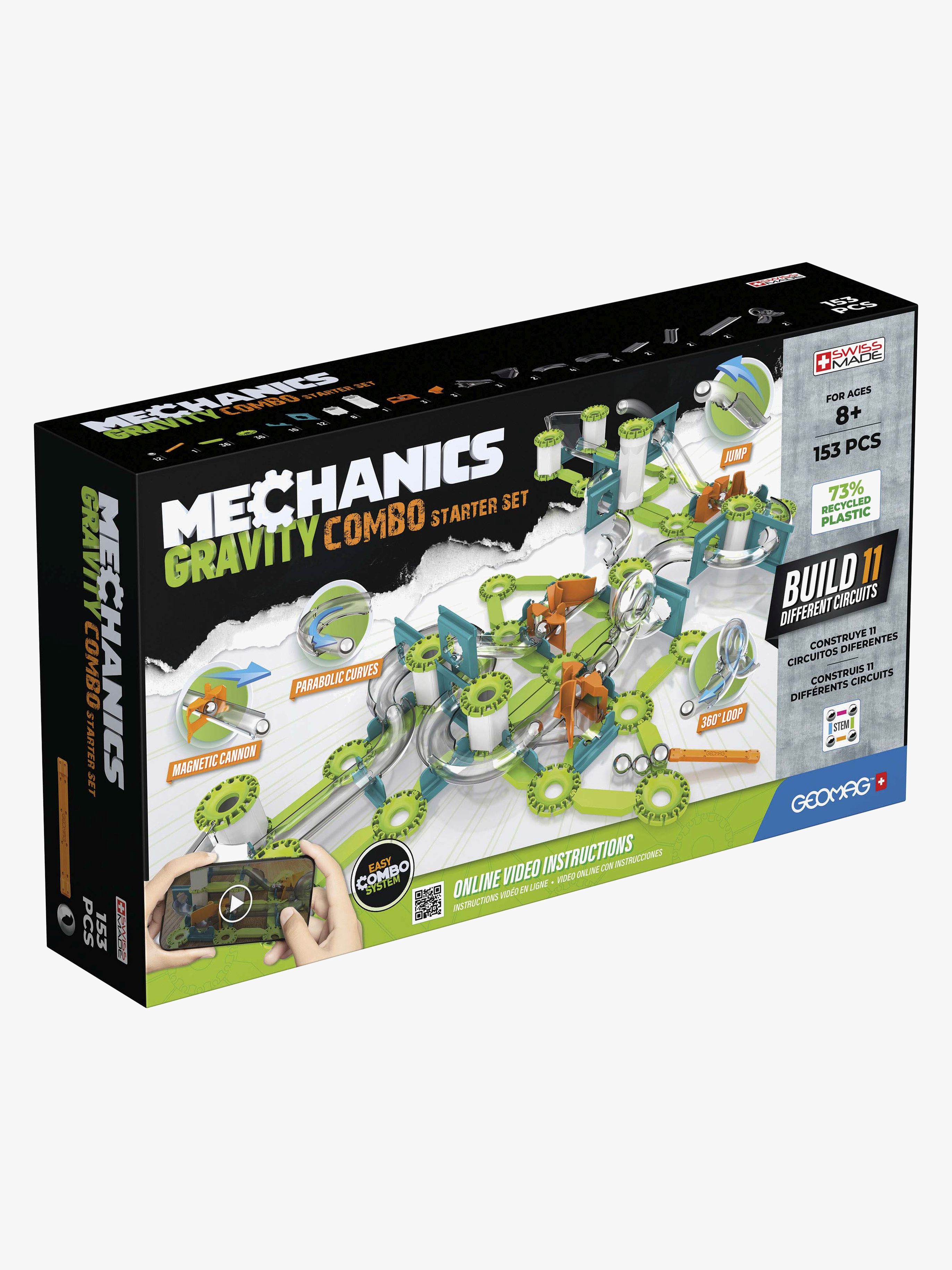Geomag Mechanics Gravity Combo Starter-Set 153 Teile