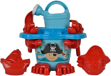 Androni Pirate Sandspielzeug, Rot/Blau