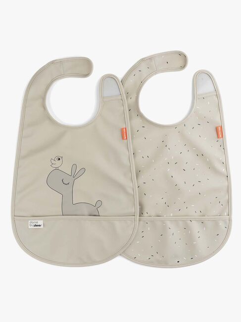 Done By Deer Lalee 2er-Pack Lätzchen, Sand