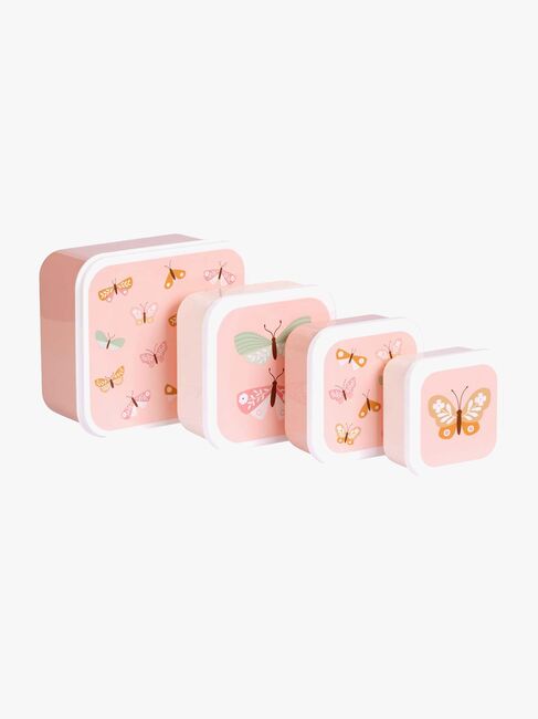 A Little Lovely Company Lunchbox-Set, Schmetterling