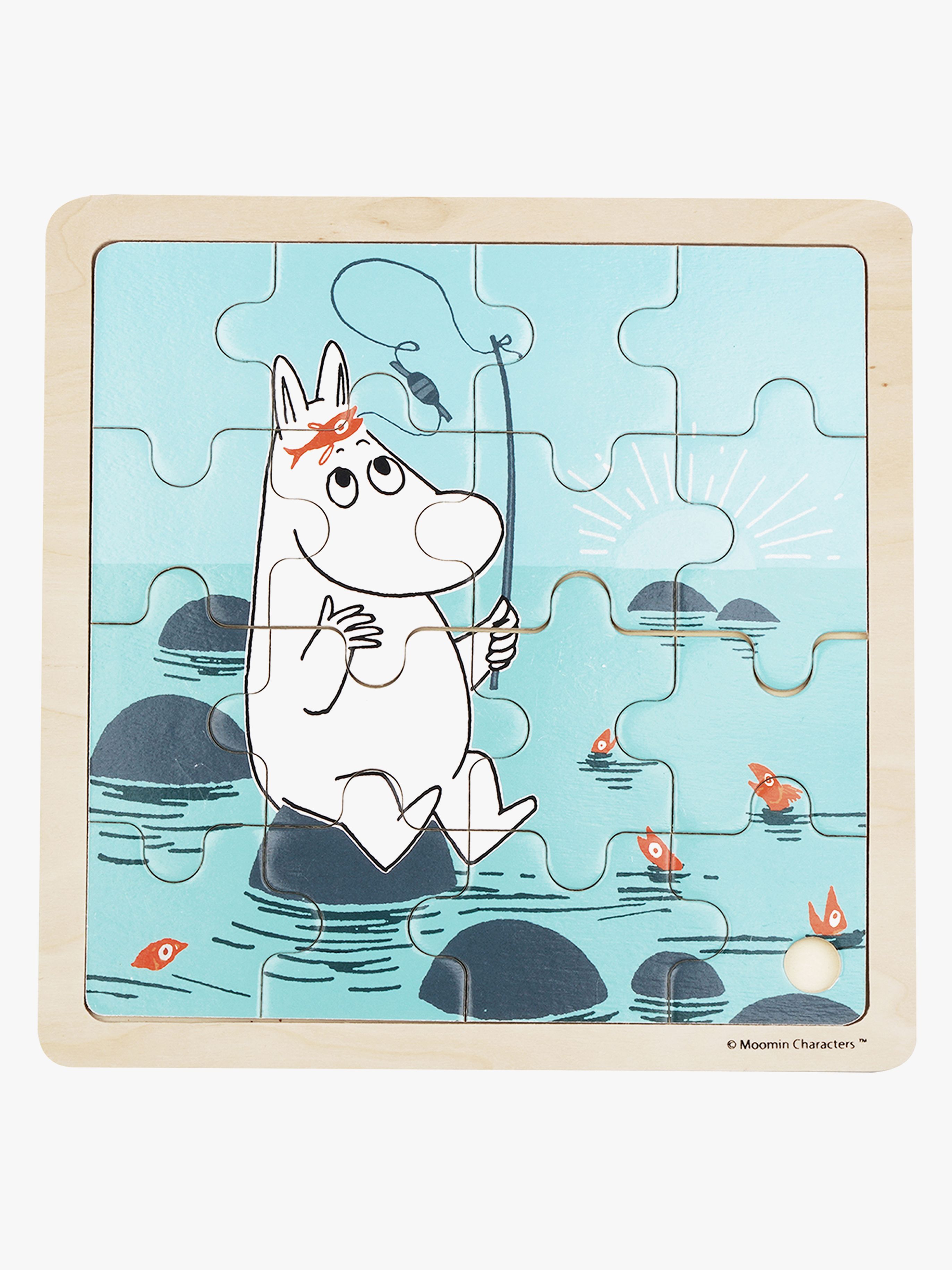 Mumin Holzpuzzle Angeln 16 Teile