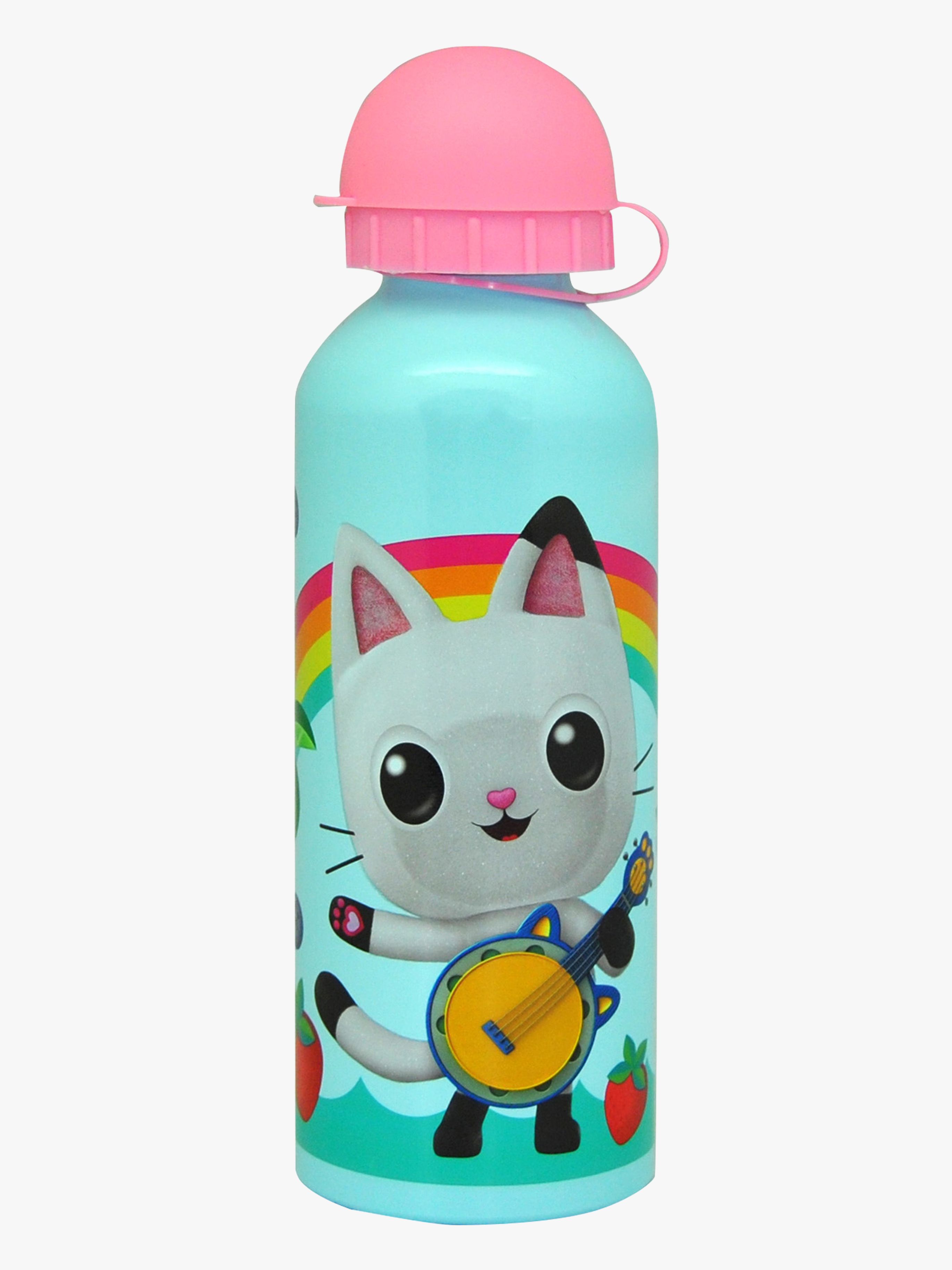 Aluminium Trinkflasche 500 ml, Blau / Pink