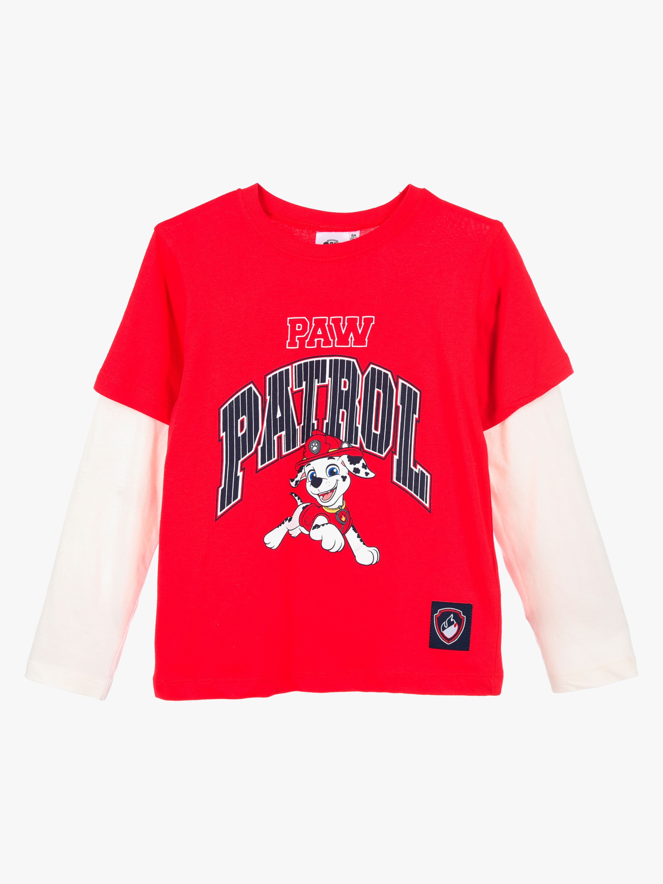 Paw Patrol Langärmliges T-Shirt, Rot, 98-104