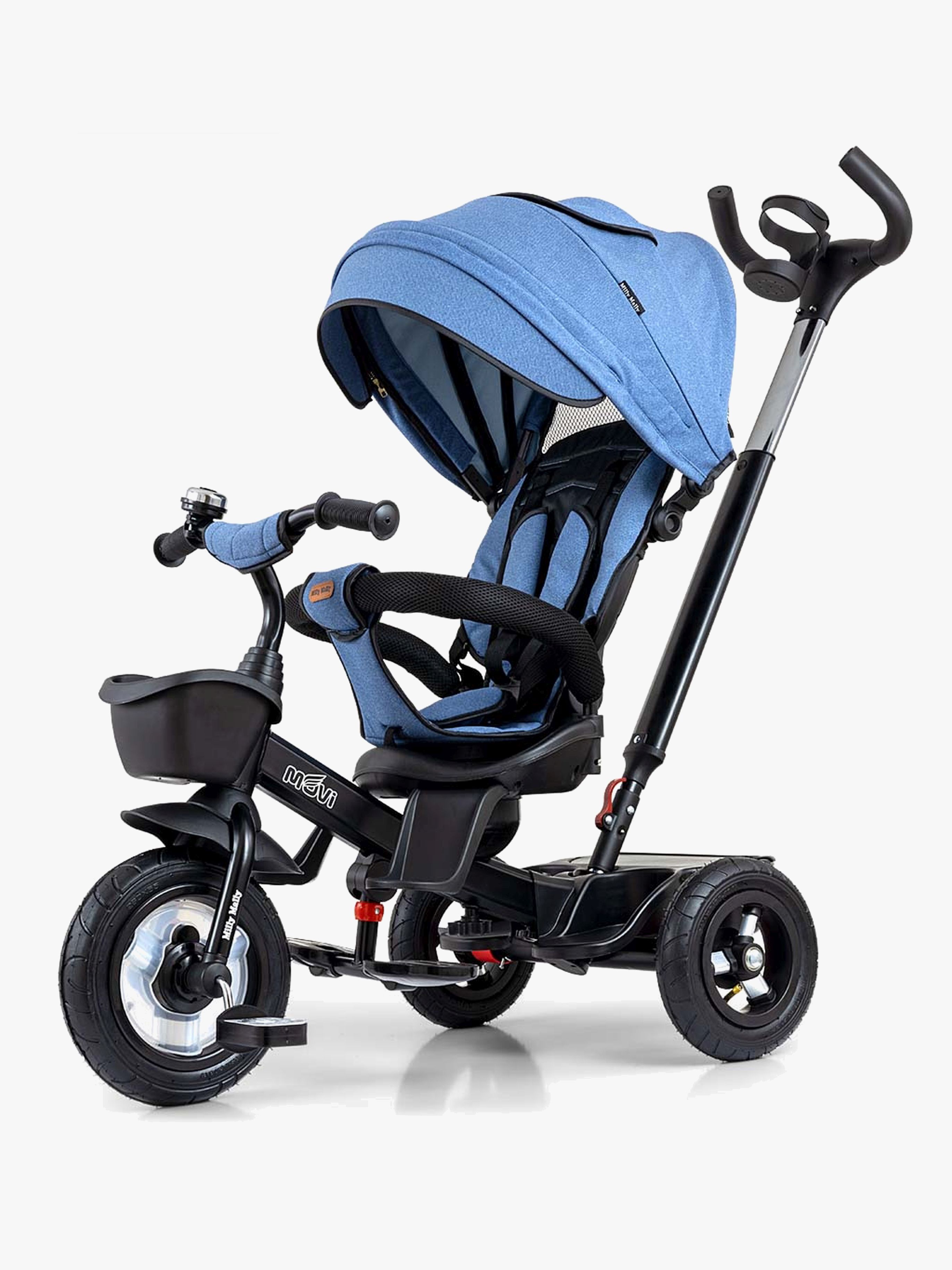Milly Mally Movi 5-in-1 Dreirad, Denim