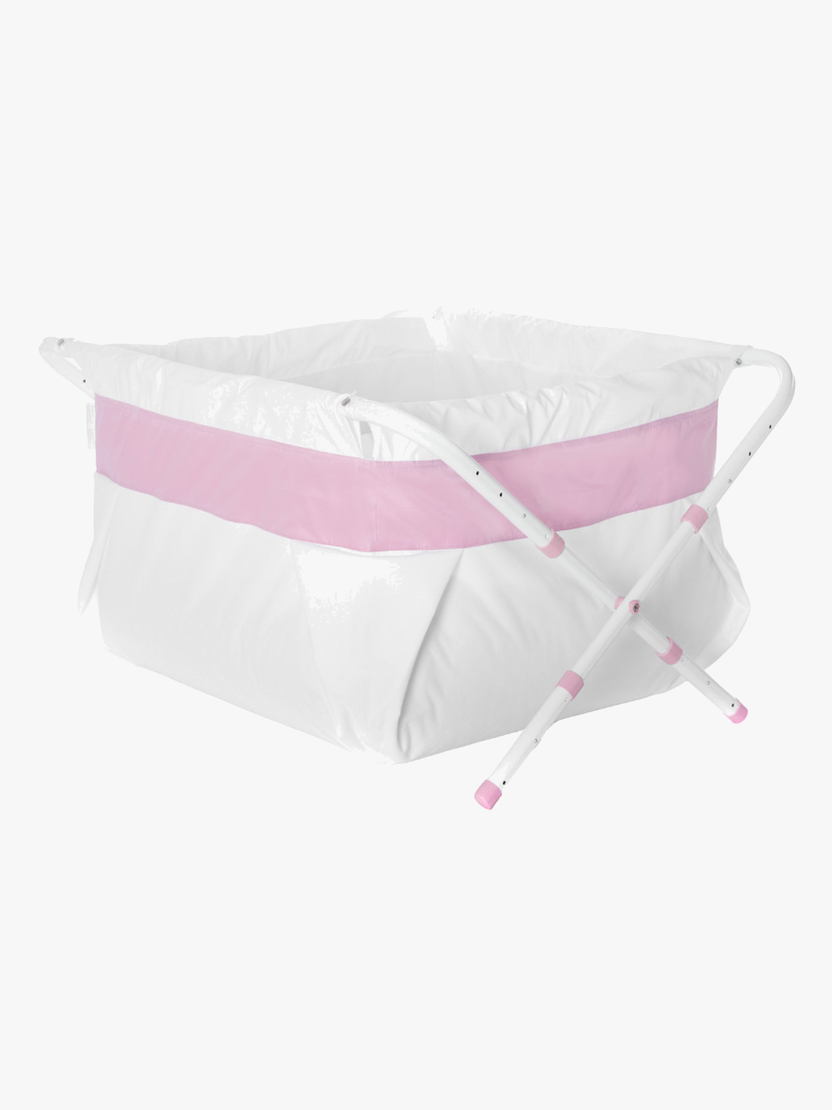BiBaBad Flexi Zusammenklappbare Badewanne 80-100 cm, Rosa