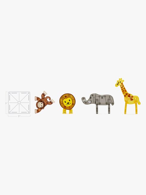 MAGNA-TILES Safari-Tiere Bausatz 25 Teile