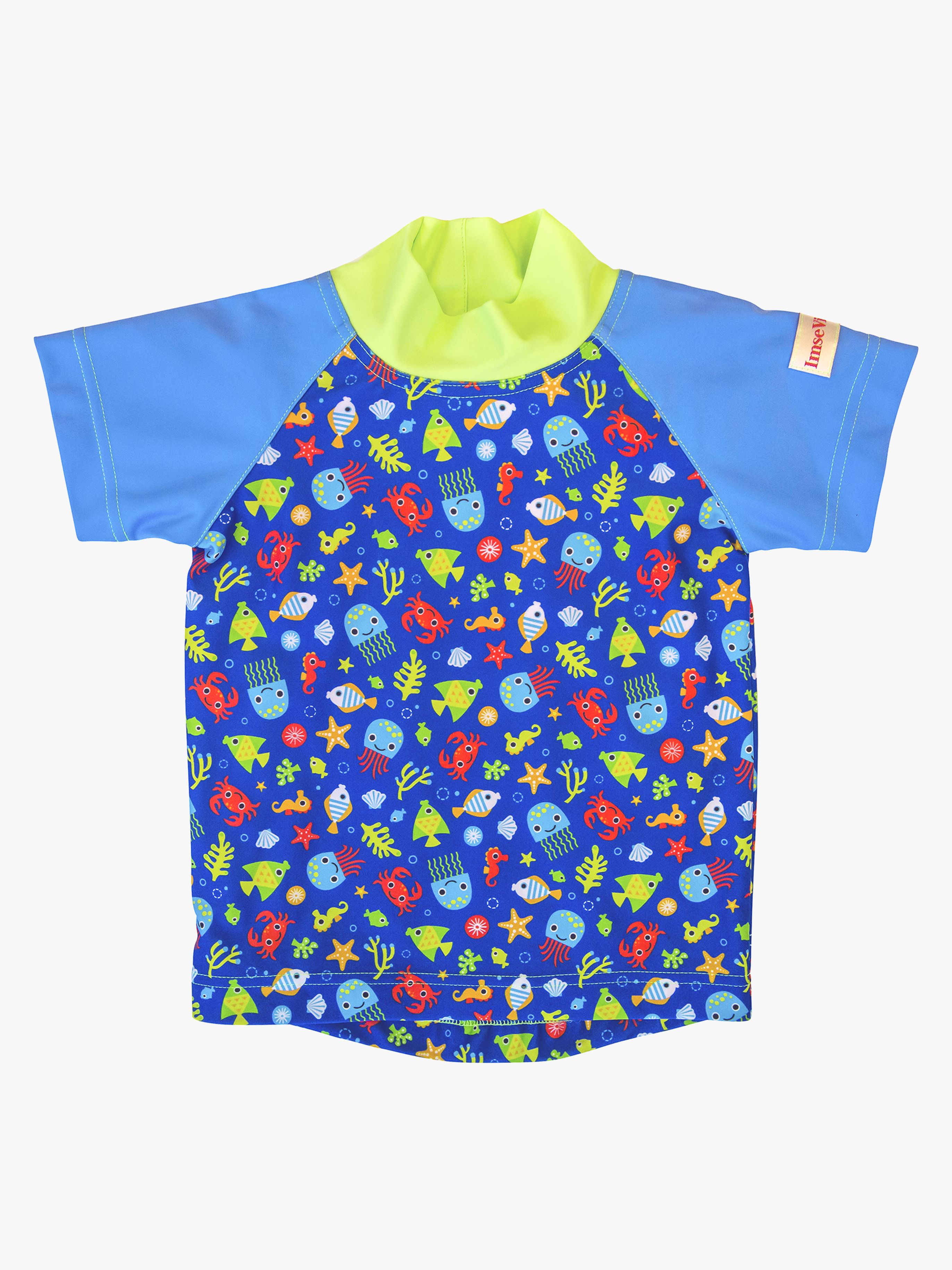 ImseVimse Badeshirt, Blue Sea Life 62-68