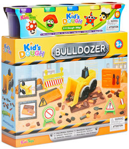 Kid's Dough Bulldozer Spielknete 5 Farben