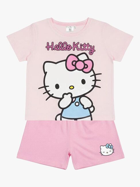 Hello Kitty T-Shirt Und Shorts Set, Hellrosa