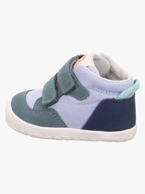 Superfit Flummi Barefoot Sneaker, Blau/Hellgrün