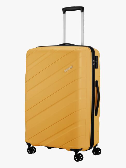 American Tourister Jetdriver Spinner Reisekoffer 100L, Banana Cream