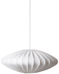 Watt&Veke Ellipse Lampenschirm 65 cm, Weiß